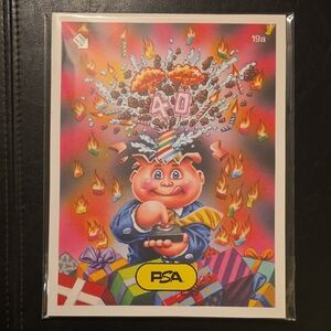 PSA Card Magazine 40th Anniversary Garbage Pail Kids (Adam Bomb print)